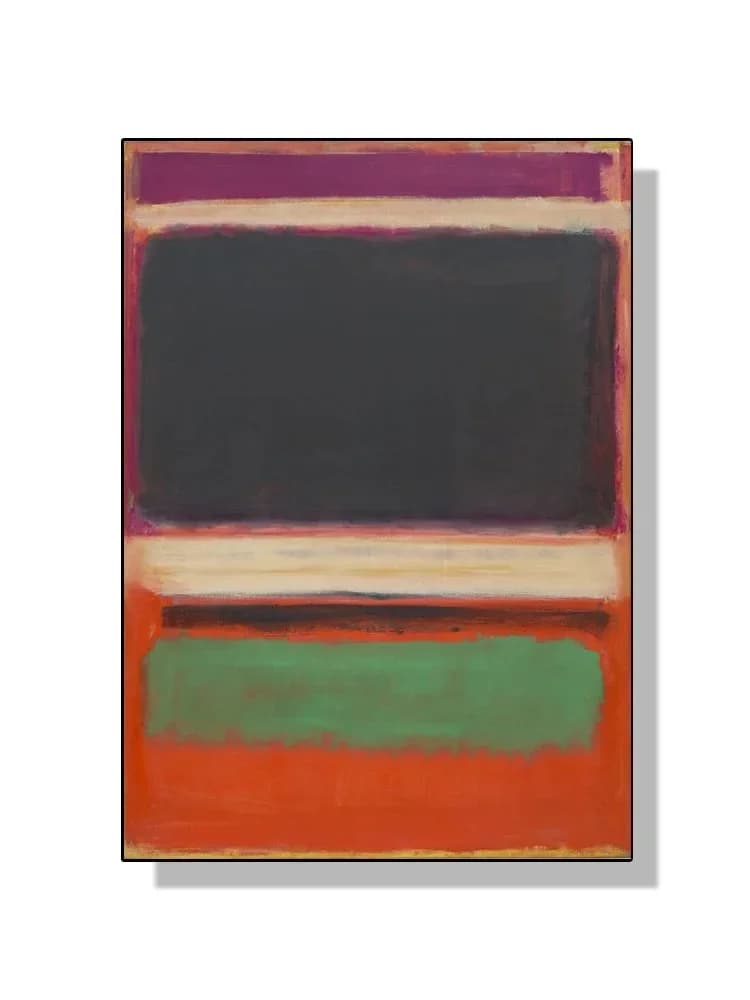 Abstract Colorfield Canvas Wall Art Print