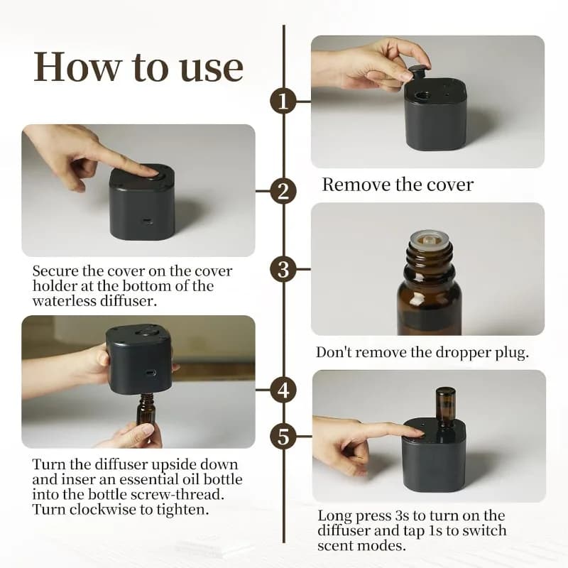 Portable USB Rechargeable Aroma Diffuser