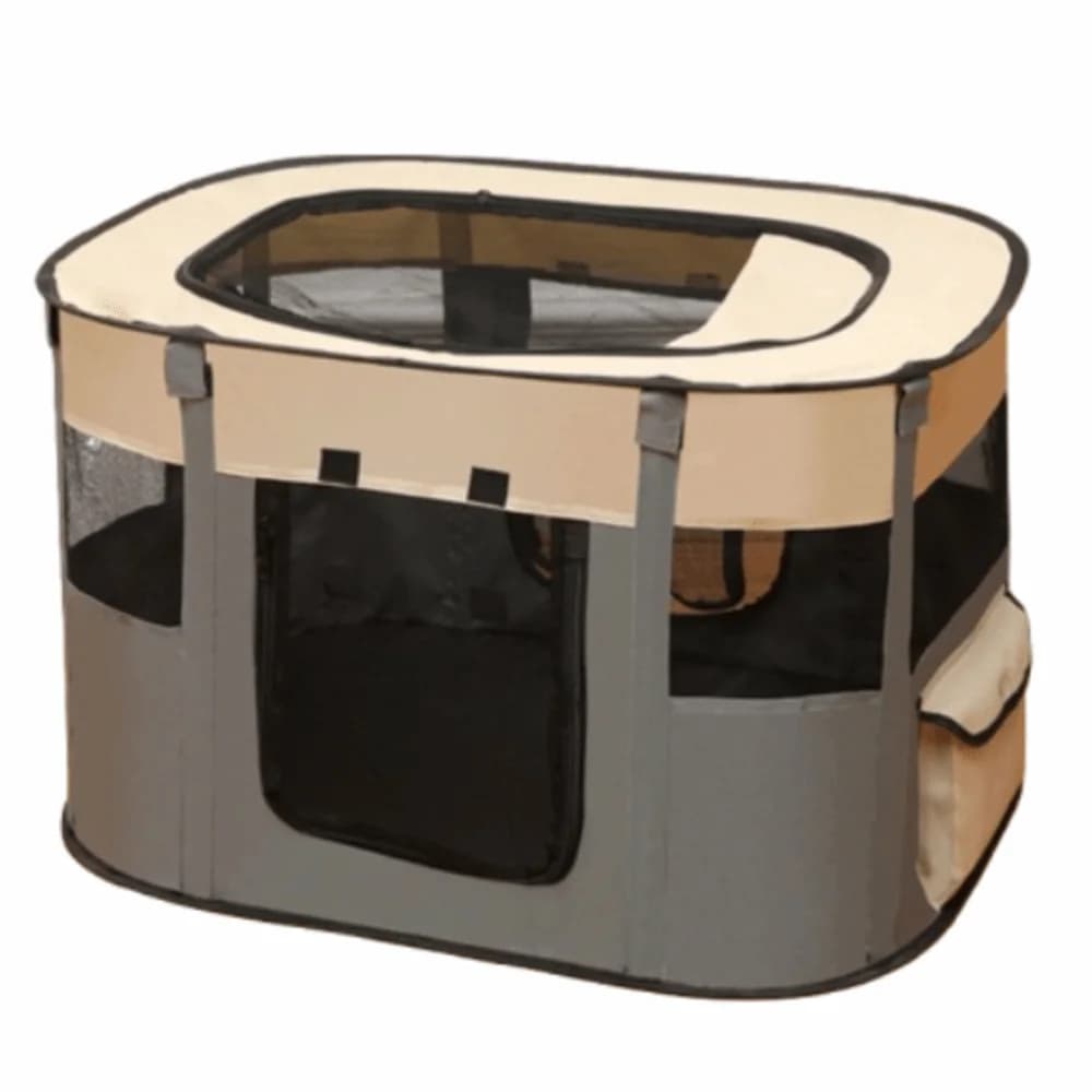 Portable Collapsible Pet Playpen with Oxford Cloth
