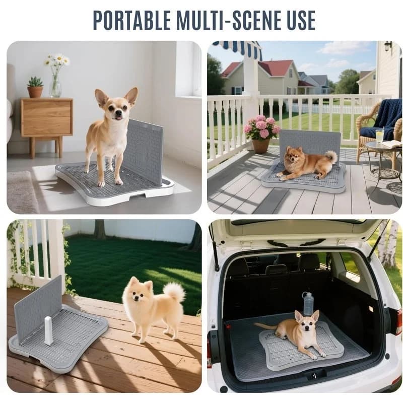 Indoor Dog Toilet with Splash Guard