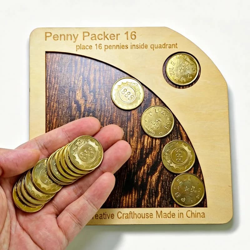 Penny Baffling Puzzle Brain Teaser