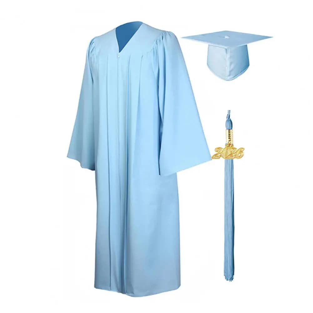 Unisex Graduation Robe With Hat And Tassel