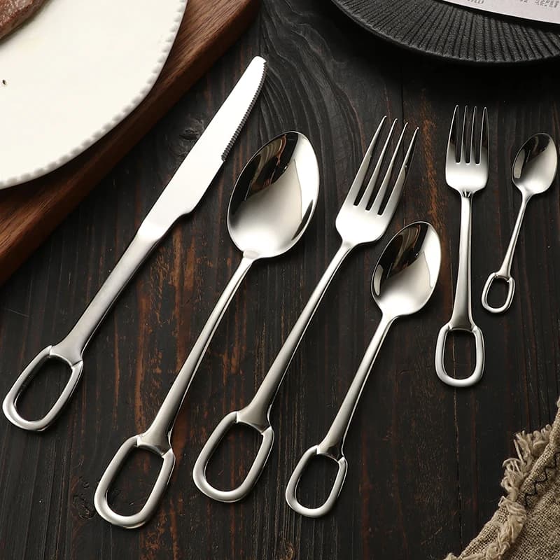 Western Dining Utensils Three-Piece Set