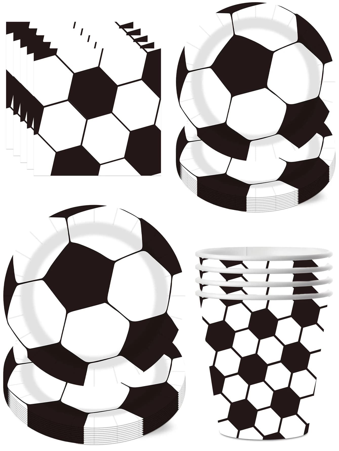 Football Party Tableware Set