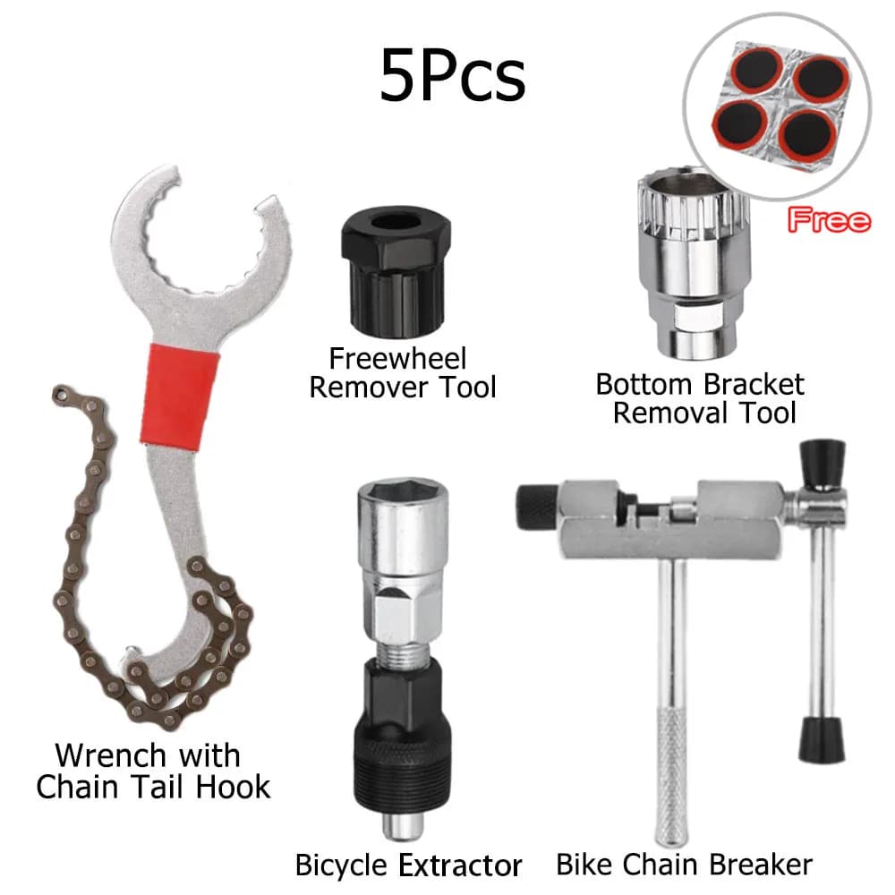Bike Repair Tool Kit with Chain Breaker and Crank Puller