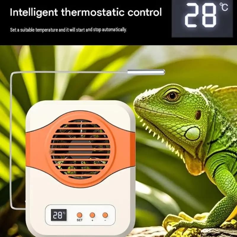 Reptile Enclosure Heater with Warm and Cool Modes