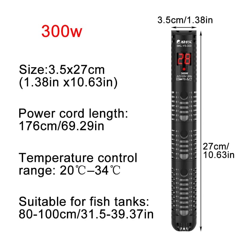 Digital Aquarium Heater with LCD Thermostat