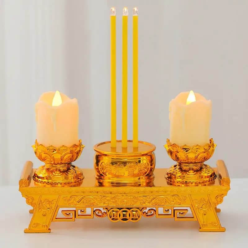 LED Prayer Candle with Swinging Wick