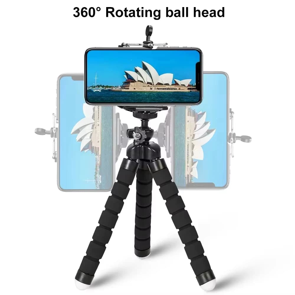 Phone Tripod Stand with Mobile Holder