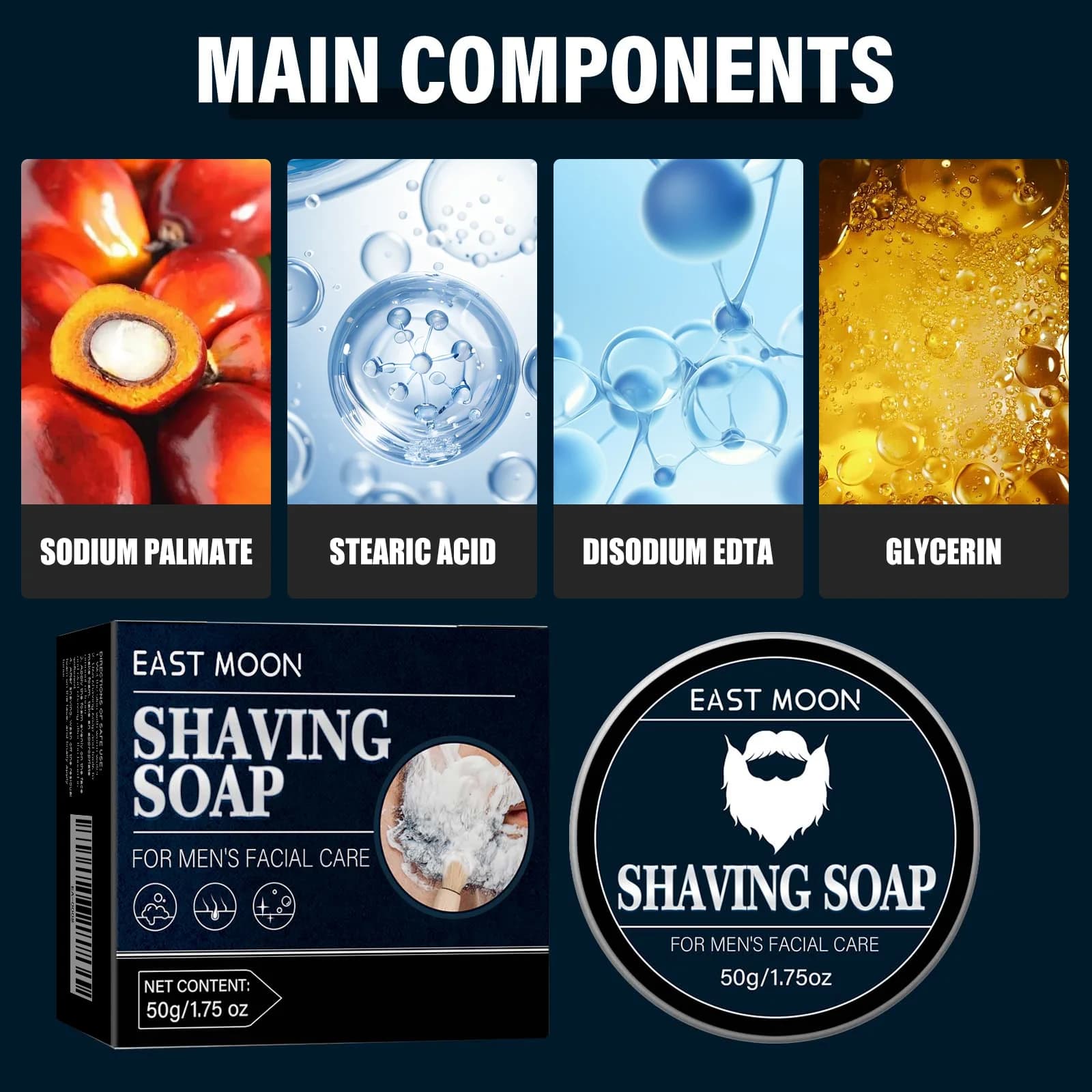 Men's Shaving Soap Rich Creamy Lather