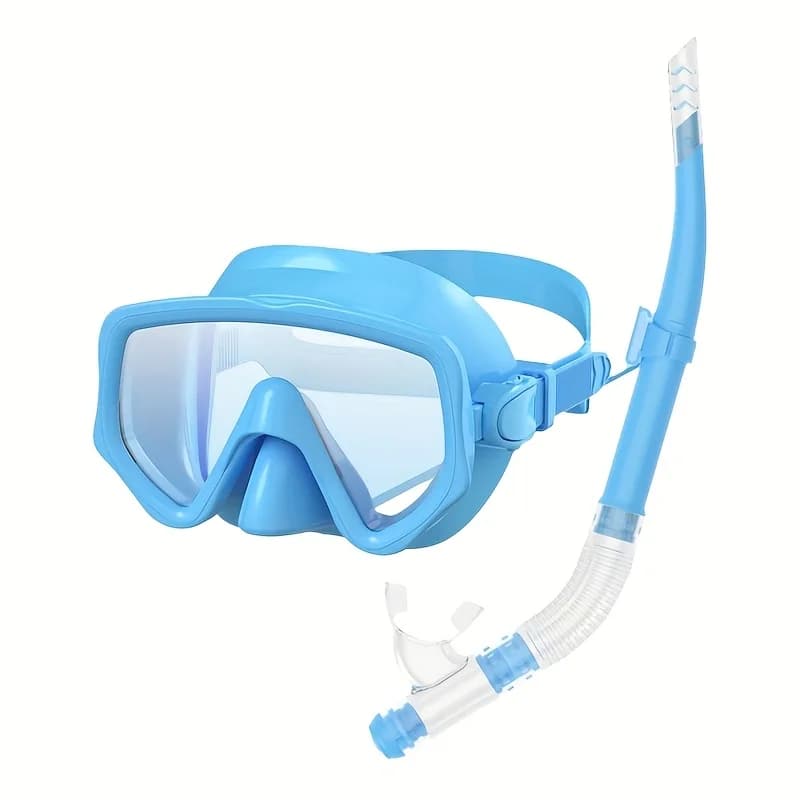 Panoramic Snorkel Set with Tempered Glass Mask