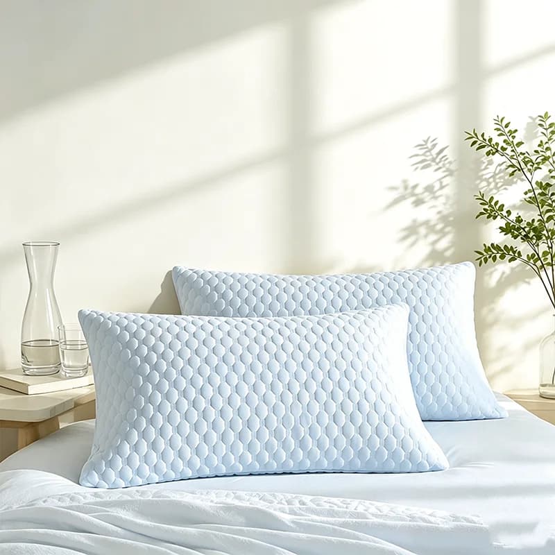 Bamboo Fiber Cooling Pillowcase with Zip