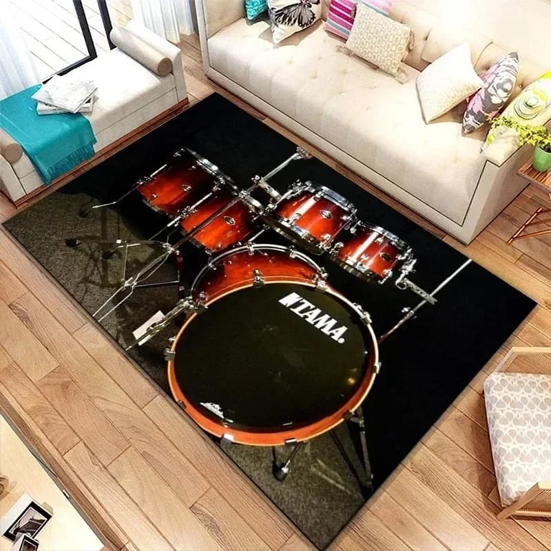 Musical Rock Rug Non-Slip Area Mat