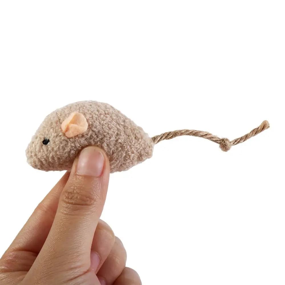 cat suppliesPortable Random Color Interactive  Soft Cats Training  Simulated Mouse Fake Mice Catnip