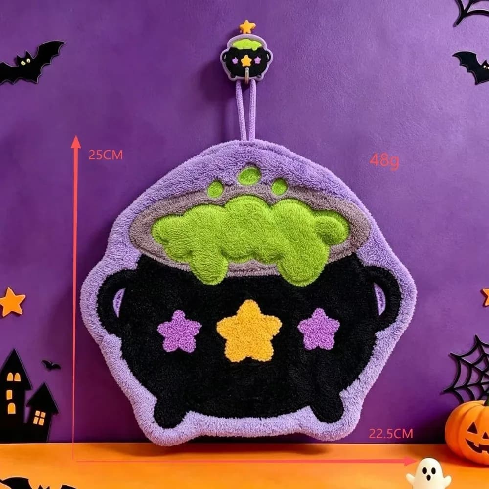 Halloween Embroidered Hand Towels