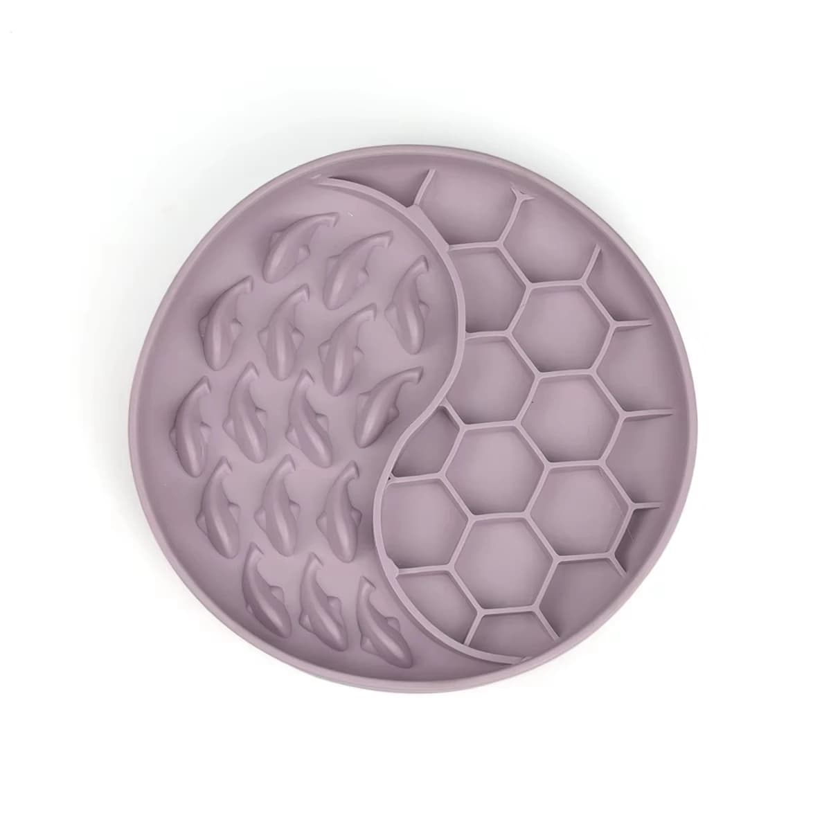 Pet Licking Mat with Dual Design Bowl