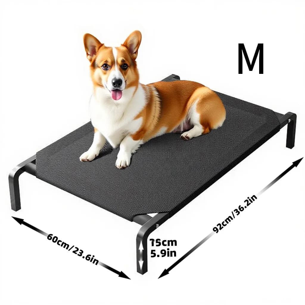 Elevated Waterproof Dog Bed with Removable Cover