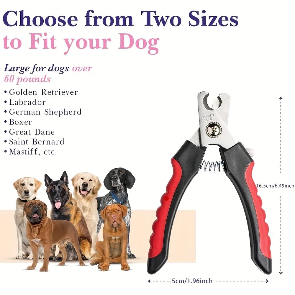 Pet Nail Scissors with Rounded Safety Edges