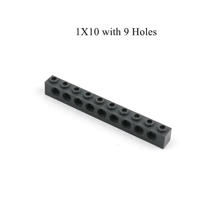 Technical Brick Beams 1x10 with Holes