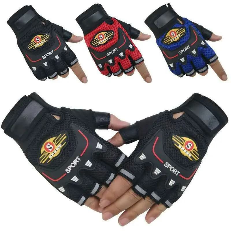 Men's Half Finger Cycling Gloves Breathable Mesh
