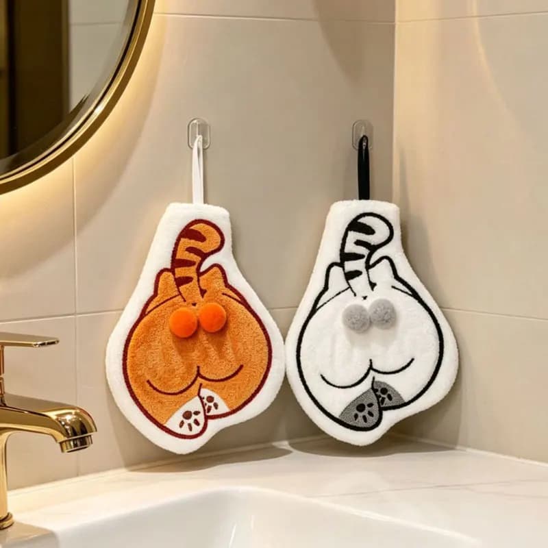 Cartoon Animal Hand Towel