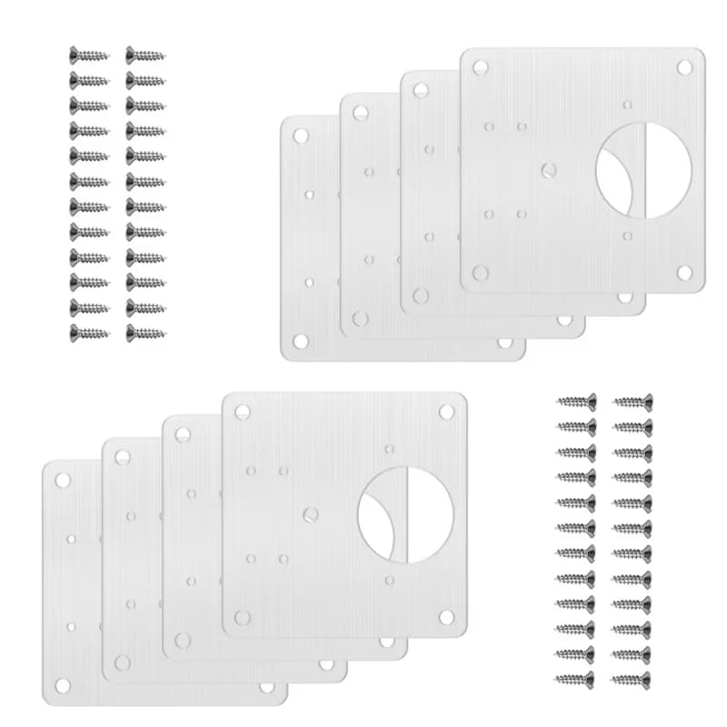 Cabinet Door Hinge Repair Mounting Plate
