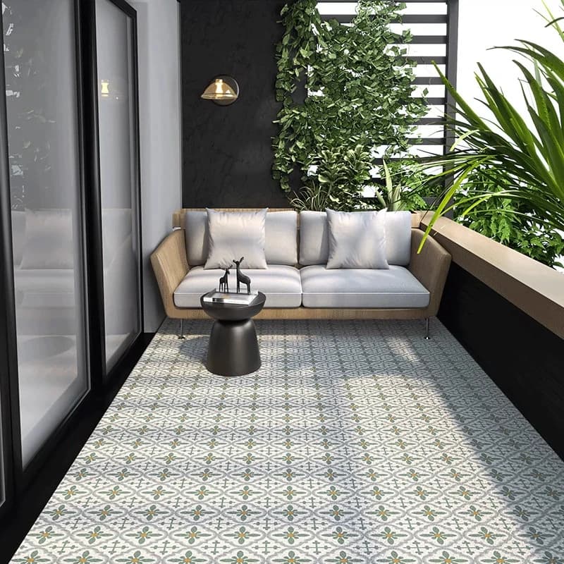 PVC Outdoor Balcony and Kitchen Rug