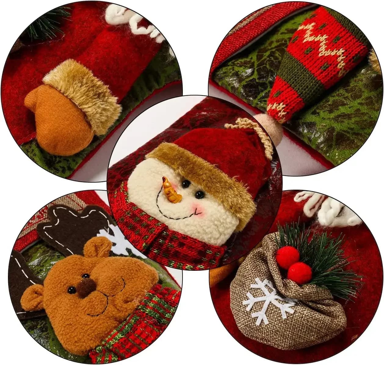 Christmas Stocking Classic Large Holiday Characters