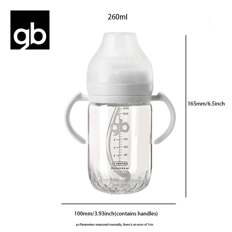 Glass Baby Bottle Wide-Neck