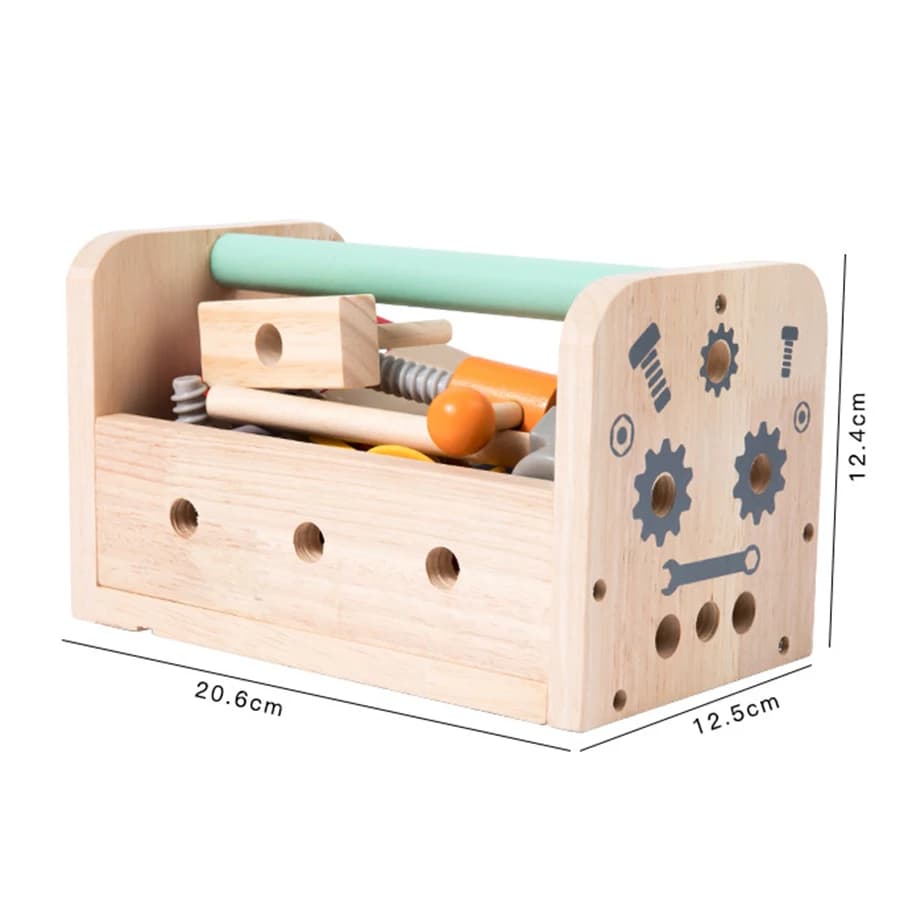 Wooden Kids Tool Bench Workbench Set