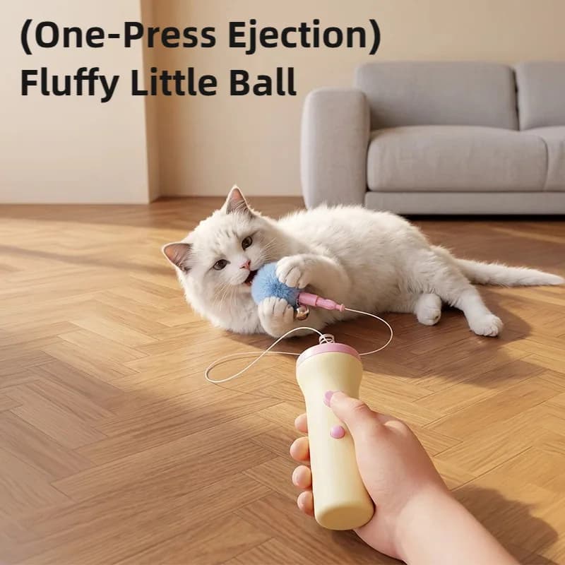 Automatic Retractable Cat Toy