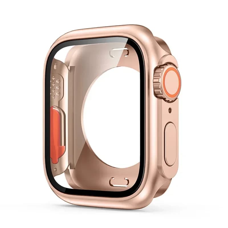 Tempered Glass+Cover For Apple Watch case 46mm 42mm 45mm 44mm 41mm 40mm Screen bumper Protector for iwatch serie 10 9 8 7 6 SE 5