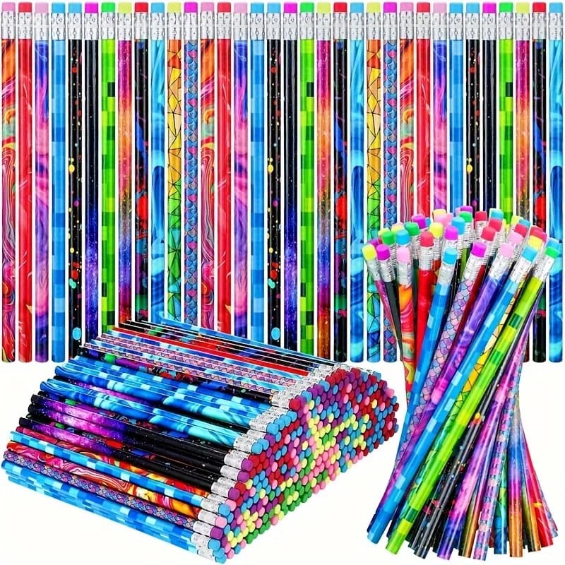 Wooden Pencils with Erasers