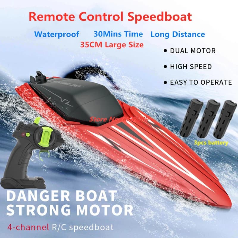 RC Racing Speedboat 35CM Remote Control