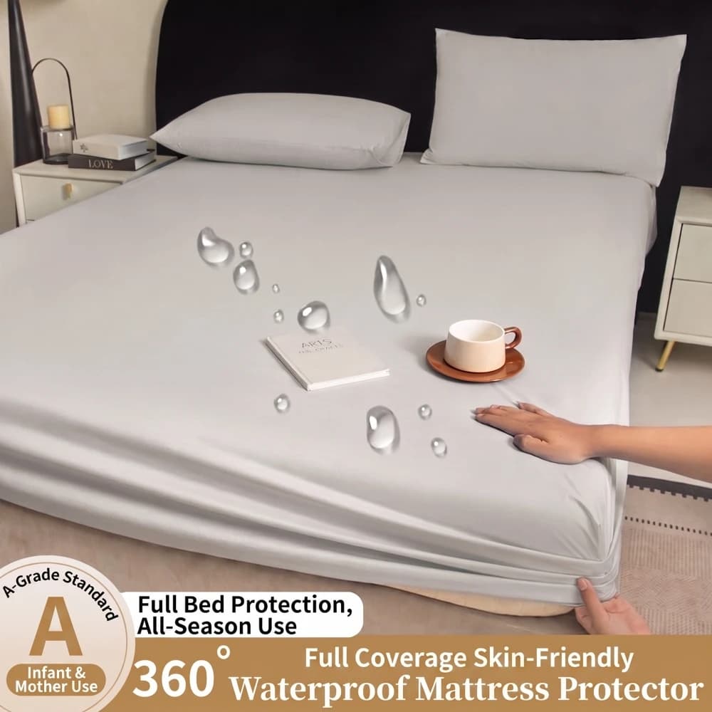 Waterproof Mattress Cover Fitted Sheet