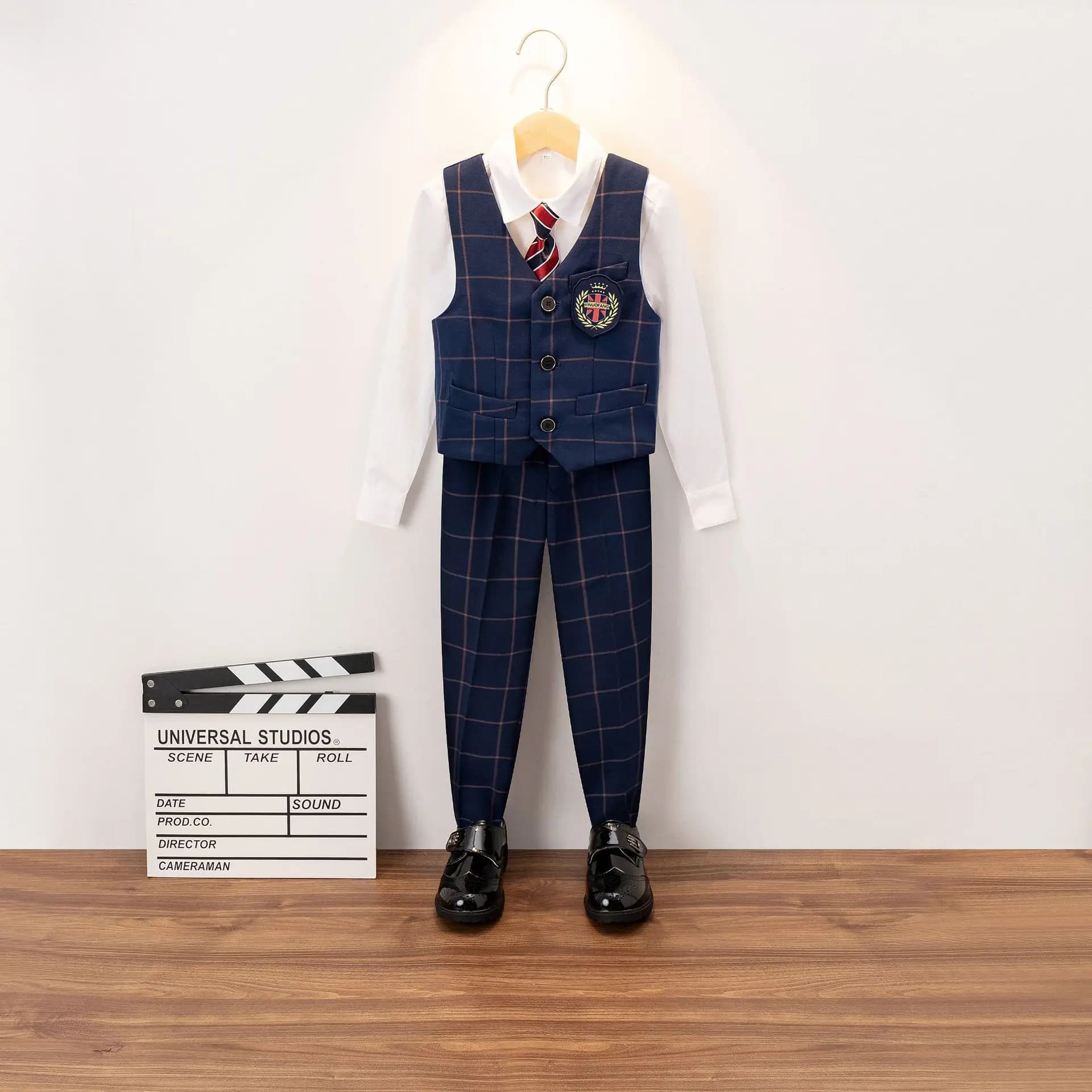 England Style School Uniform Spring Autumn Suit