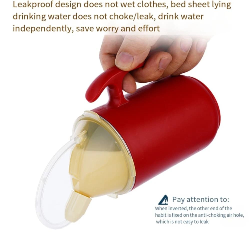 Spill-Proof Stainless Steel Sippy Cup with Straw