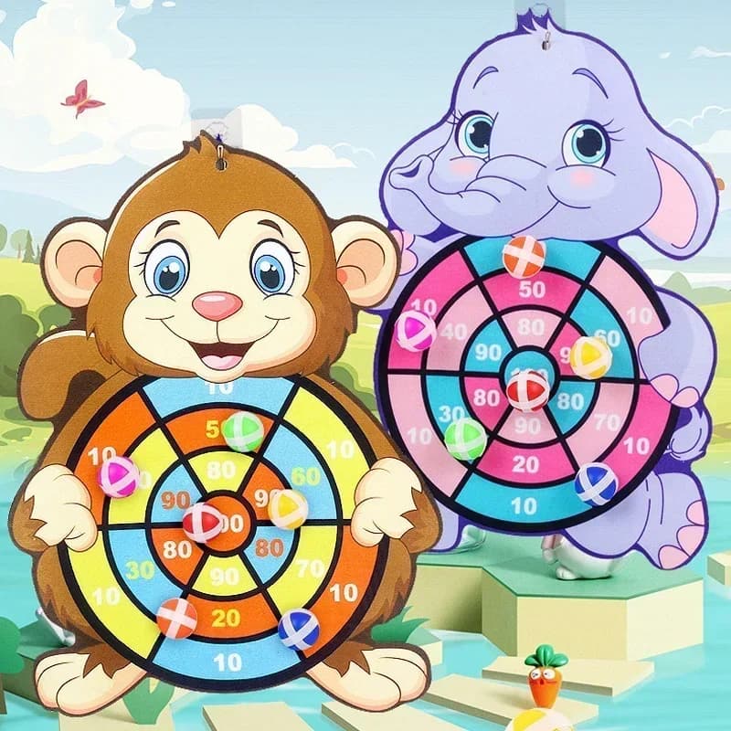 Sticky Ball Dart Board Game for Kids