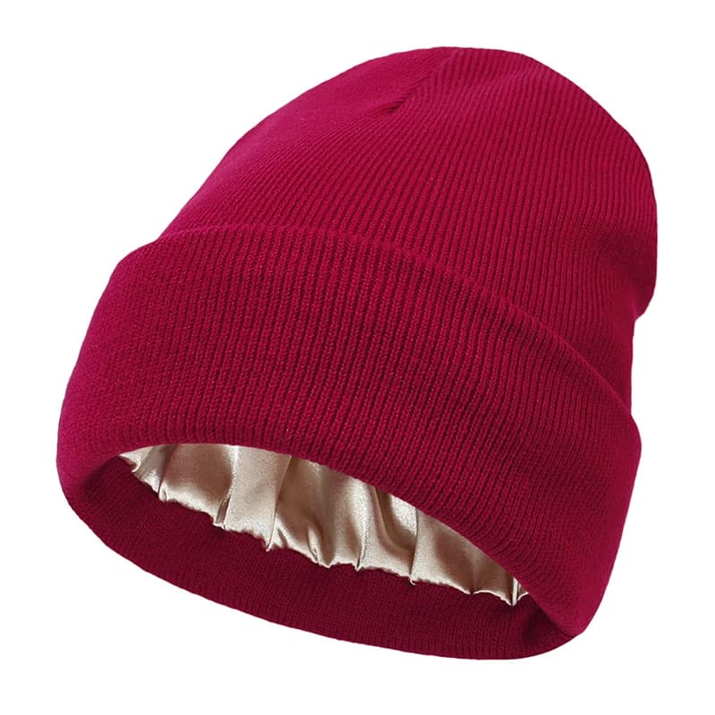 Women's Satin Lined Winter Beanie