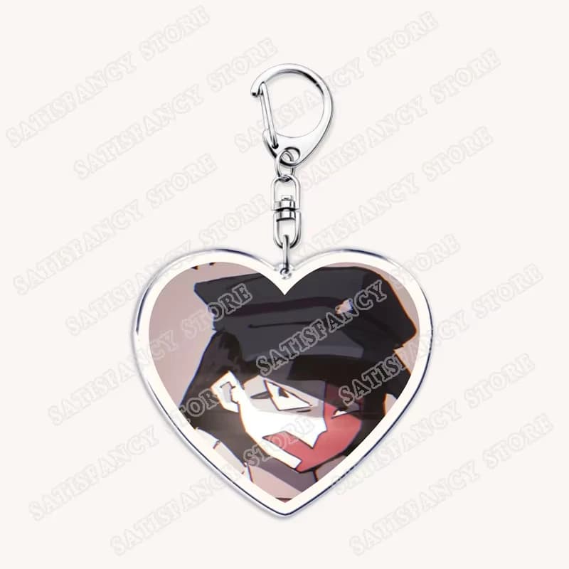 Hot Game Love Keychains for Accessories Bag Ena Dream BBQ Coral Glasses Taski Maiden Keyrings Jewelry Gamer Fans Gaming Gifts