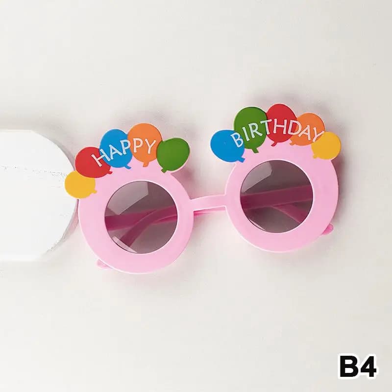 Birthday Party Novelty Glasses Photo Booth Props