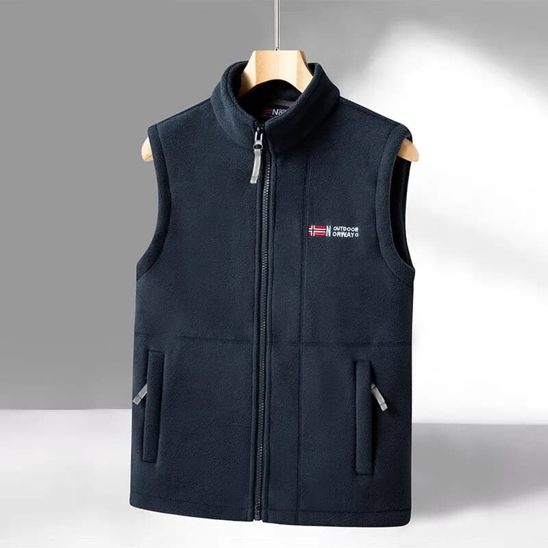 Men's Fleece Vest Sleeveless