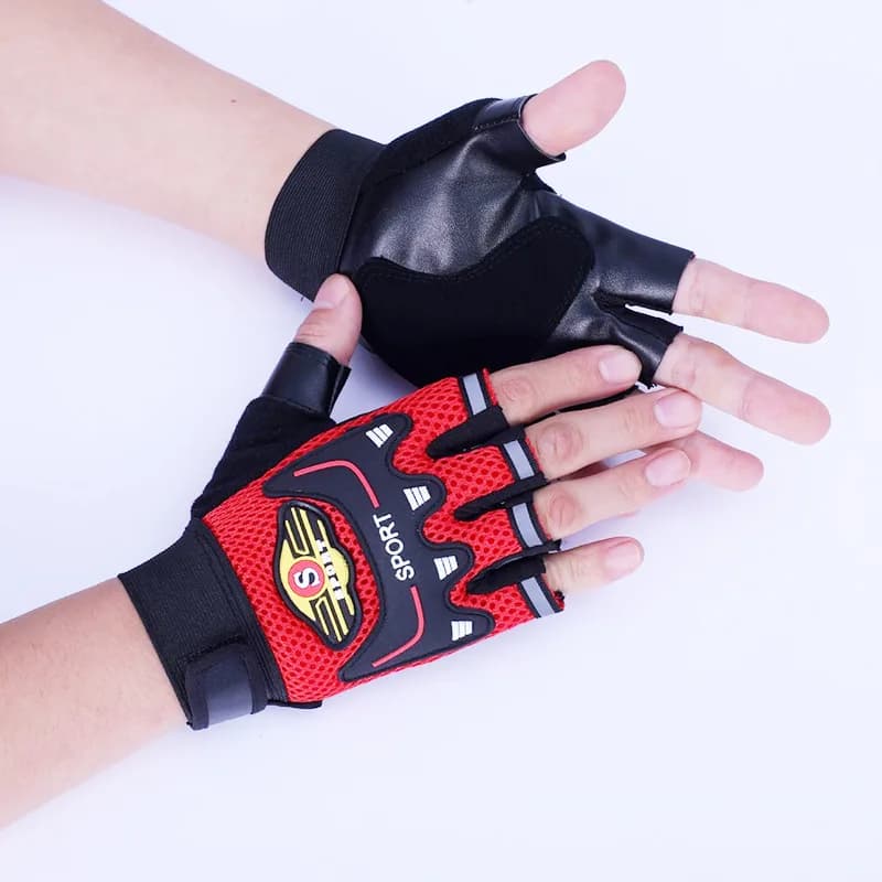 Men's Half Finger Cycling Gloves Breathable Mesh