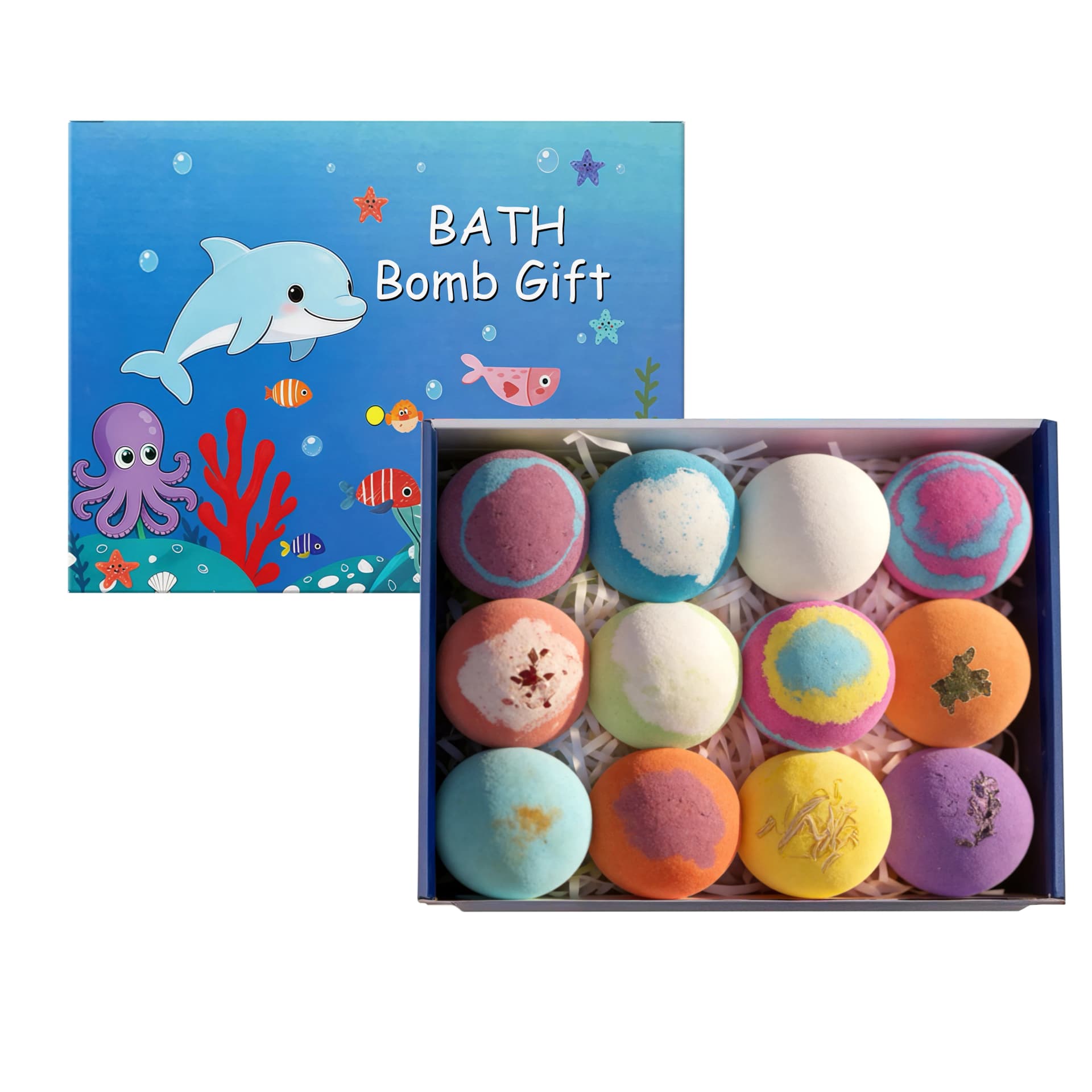 Bath Bombs Set with Surprise Toys Inside
