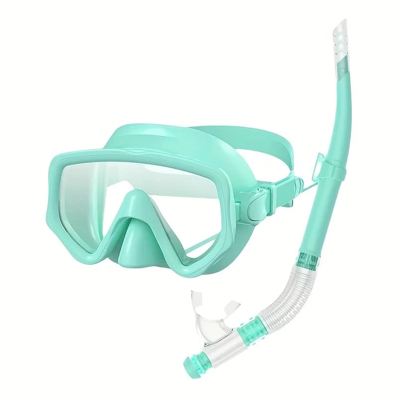 Panoramic Snorkel Set with Tempered Glass Mask