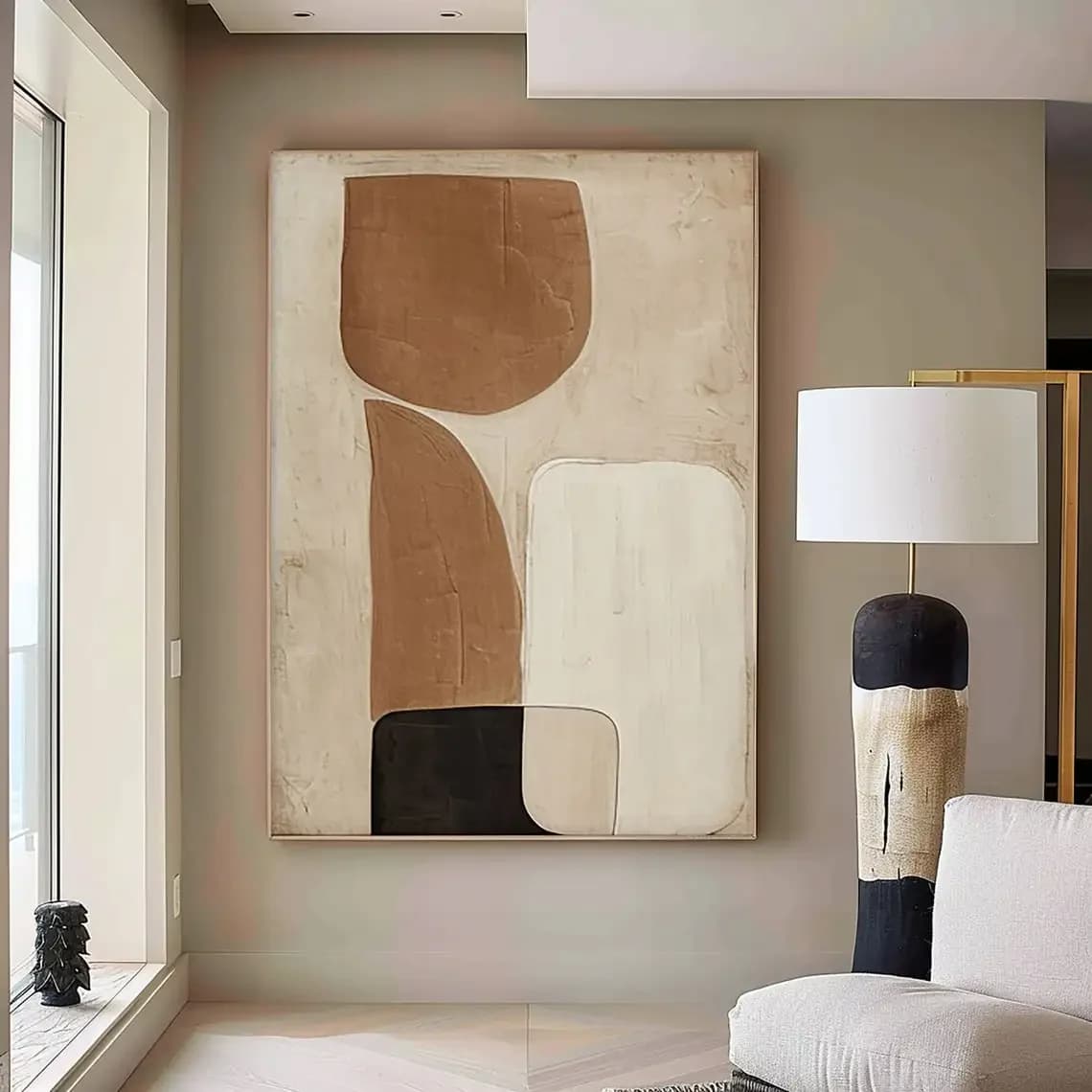 Modern Abstract Minimalist Texture Wall Art