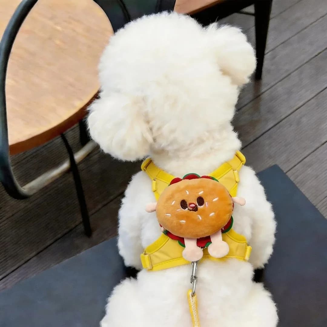 Small Dog Plush Harness Vest
