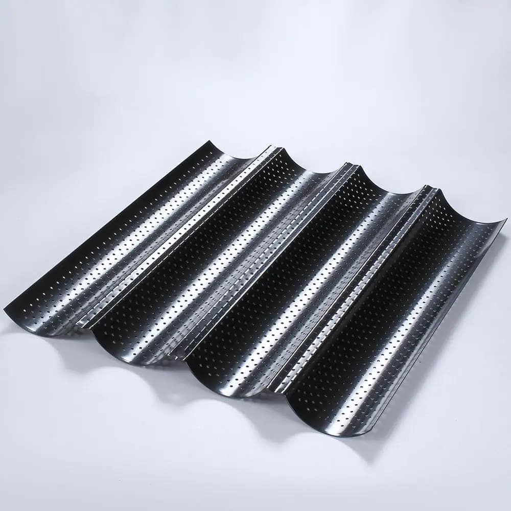 Perforated Baguette Baking Pan