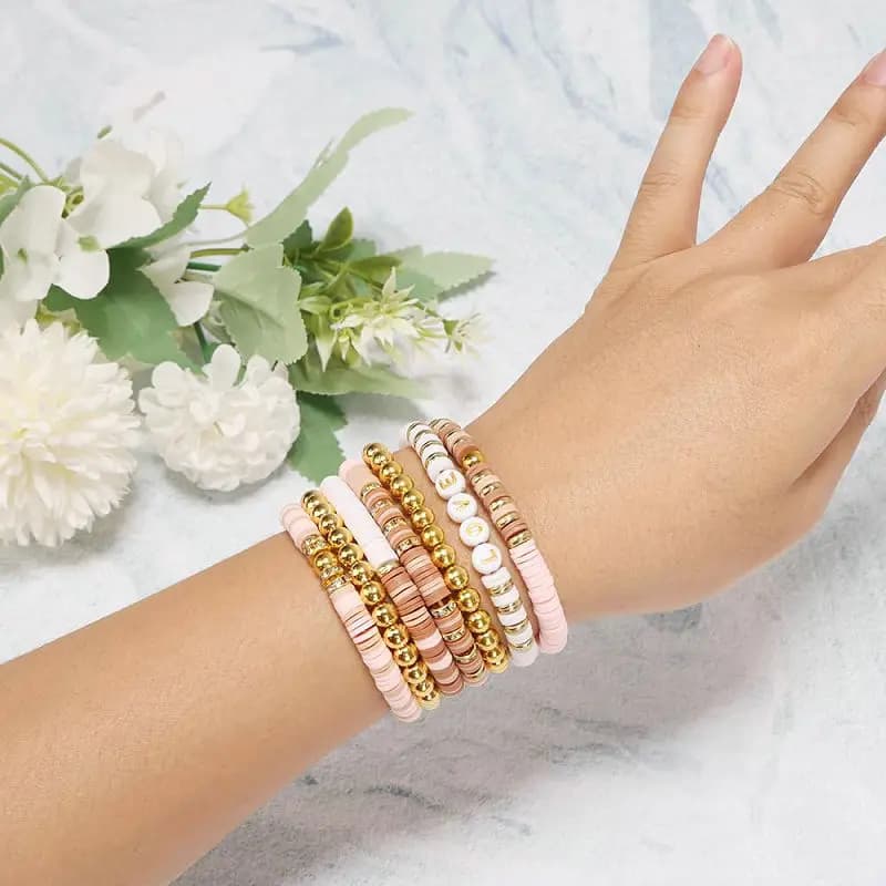 DIY Polymer Clay Beads Bracelet Making Kit