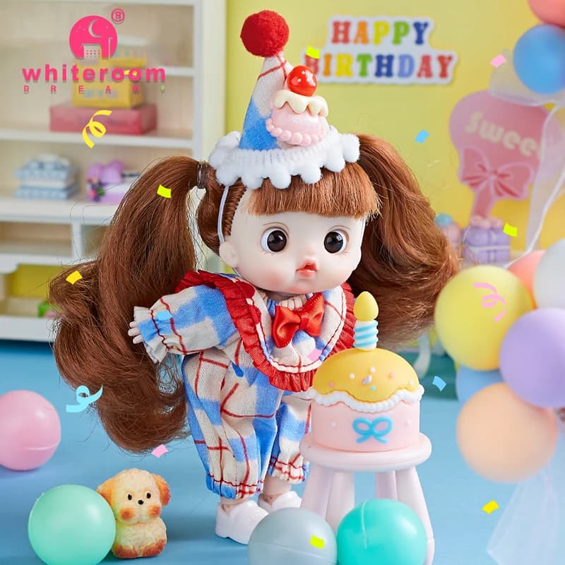 BJD OB11 Pear-Shaped Poseable Mini Doll 13cm